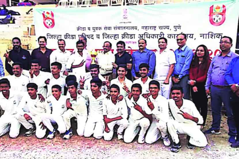 राज्य शालेय क्रिकेट स्पर्धा : नाशिकच्या मुलांना विजेतेपद