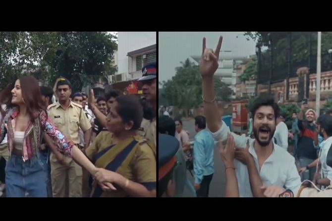 Video : सलमान-शाहरूखच्या बंगल्यासमोर डान्स केला म्हणून अभिनेत्याला पोलिसांनी पकडले