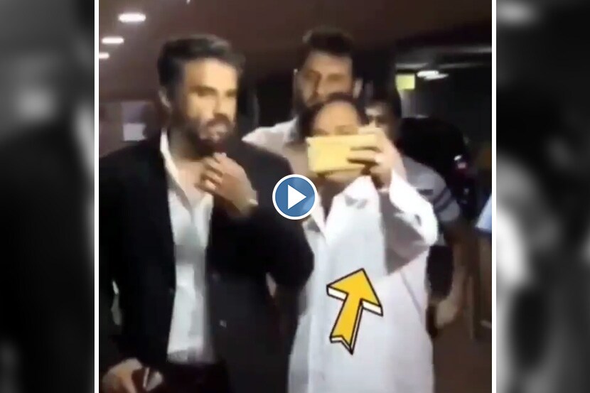 …अन् सुनिल शेट्टीने खेचून घेतला चाहत्याचा मोबाईल