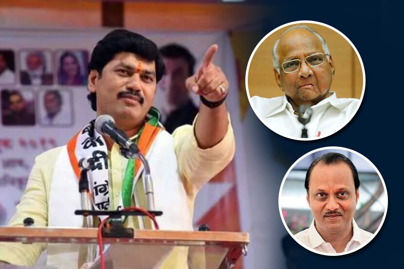 शरद पवार आणि अजित पवारांमुळे धनुभाऊ लक्षात आला…नाही तर दिसलाही नसता – धनंजय मुंडे