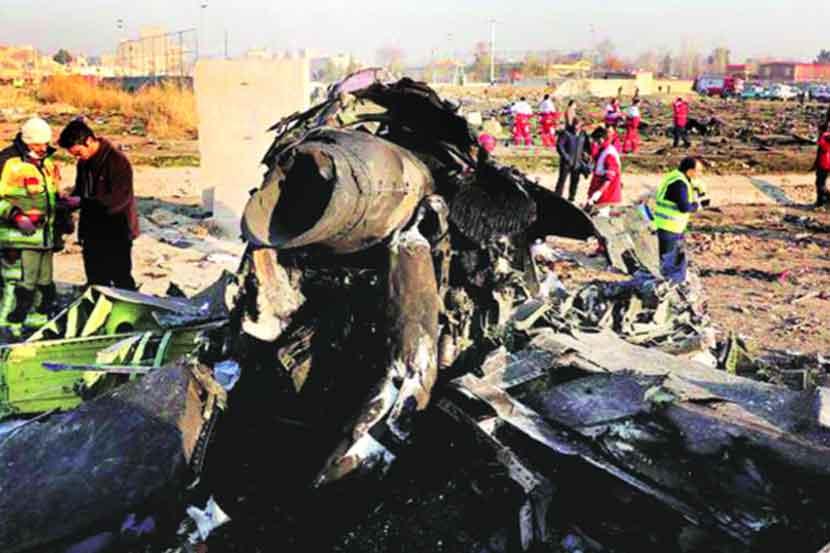 युक्रेनचं विमान चुकून पाडलं; इराणी लष्कराची कबुली