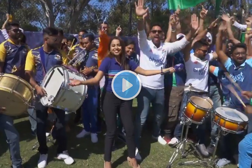 Video : बजाओ…! मैदानाबाहेरही रंगला भारत-श्रीलंका सामना