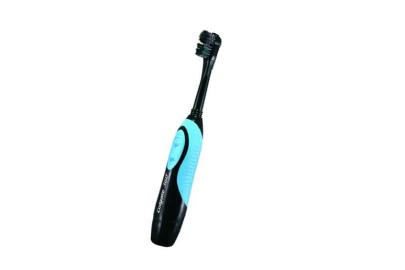 दातांच्या स्वच्छतेसाठी बॅटरीवर चालणारा टूथब्रश
