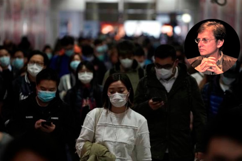 People wearing masks, walk in a subway station, in Hong Kong (File Photo) (AP Photo/Kin Cheung)