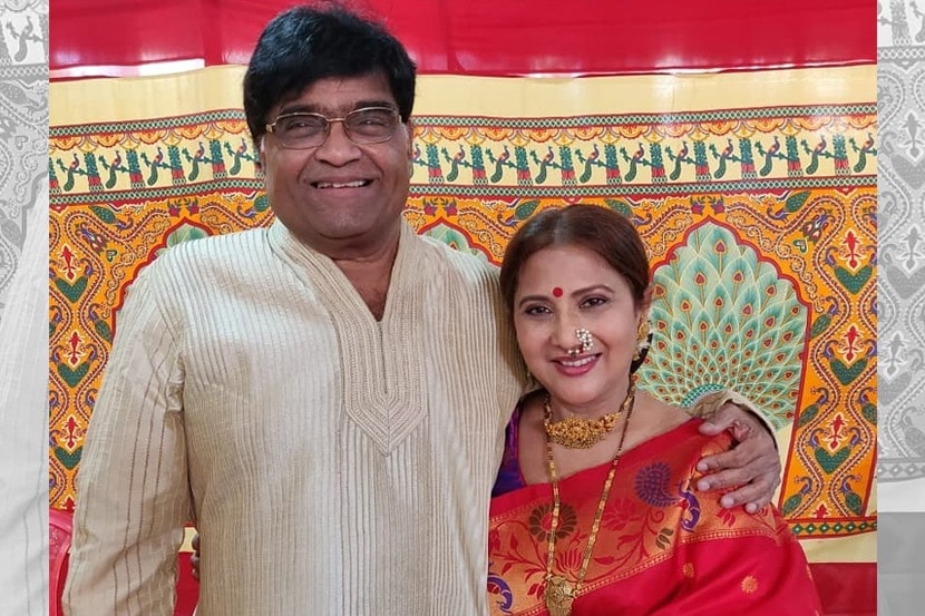 ashok saraf with wife