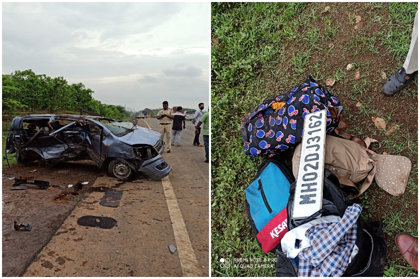 मुंबई-अहमदाबाद राष्ट्रीय महामार्गावर भीषण अपघात, पाच जणांचा मृत्यू