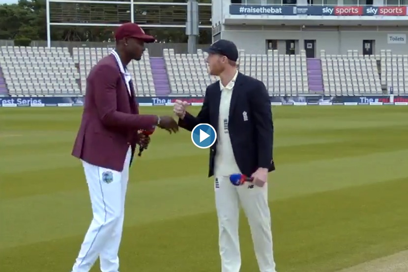 Video : करोनामुळे असं बदललं क्रिकेट, नाणेफेकीनंतर No Handshake