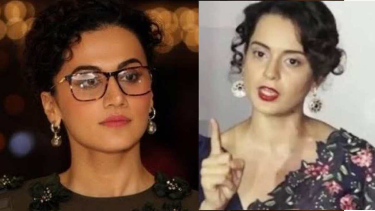 कंगना रणौतवर टीका केल्यामुळे तापसी झाली ट्रोल, मीम्स व्हायरल