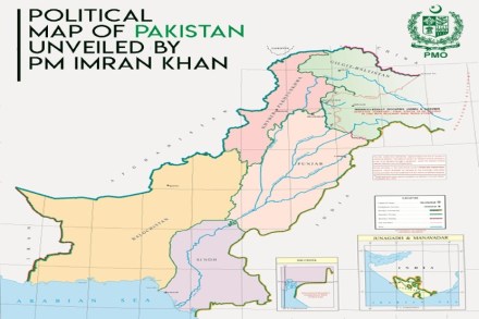 पाकिस्तानची नवी कुरापत, राजकीय नकाशात जुनागड आणि लडाखवर सांगितला दावा