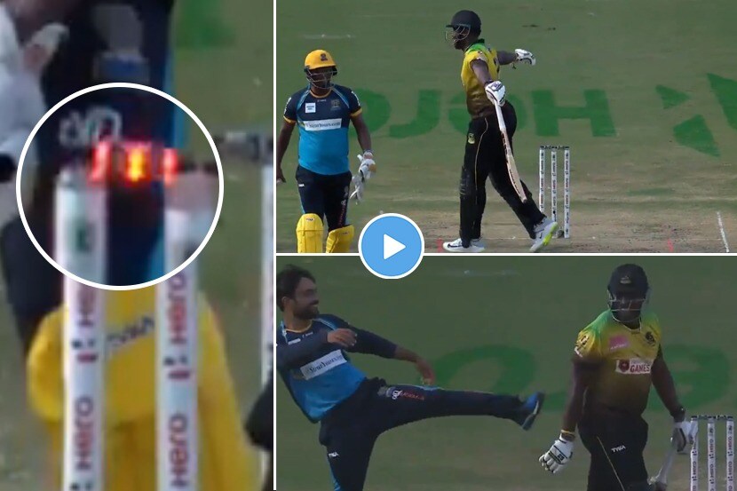 Video : याला म्हणतात नशीब ! बेल पडूनही आंद्रे रसेलला जीवदान…