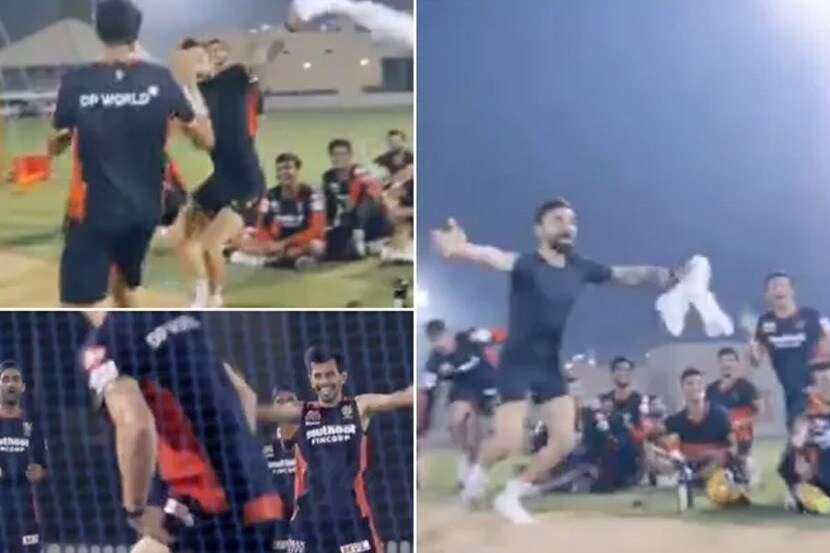 IPL 2020 : गोलंदाजांच्या यॉर्कर चॅलेंजमध्ये विराट कोहलीचं फूल टू धतिंग
