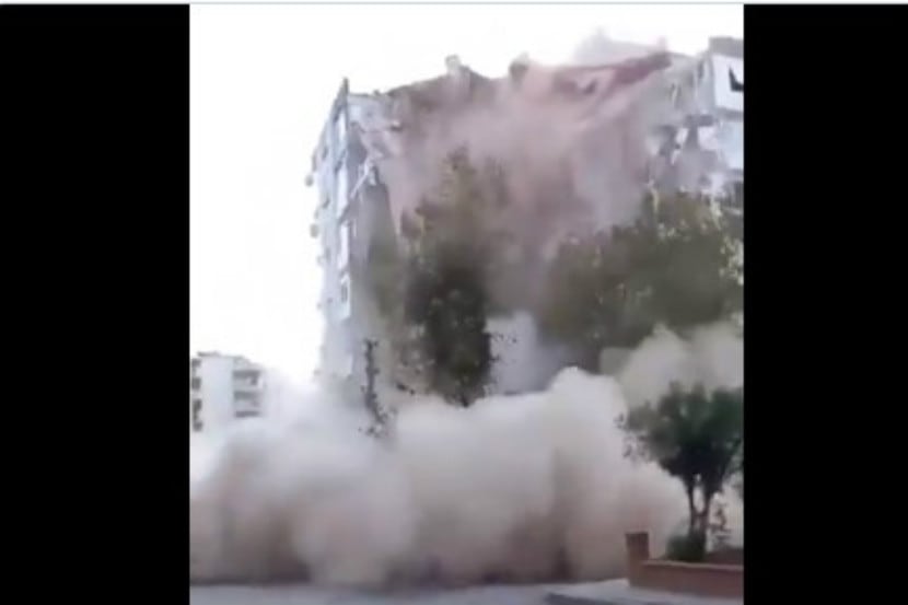 शक्तिशाली भूकंपाने हादरला तुर्की; पत्त्यांप्रमाणे कोसळल्या इमारती, चार ठार