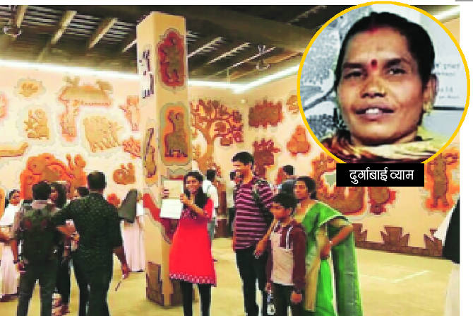 दुर्गाबाईंची 'कोची बिनाले' येथील कलाकृती