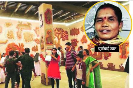 दुर्गाबाईंची 'कोची बिनाले' येथील कलाकृती