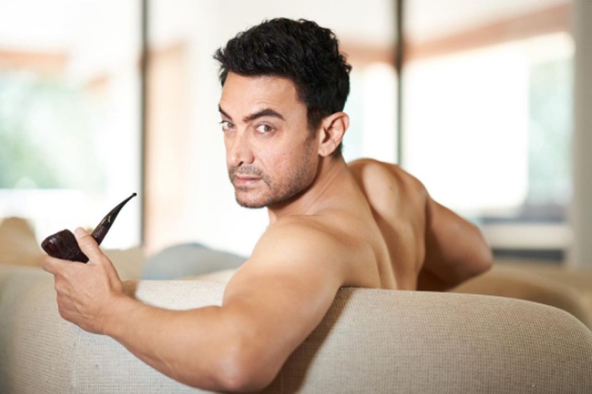 आमिर खानचा शर्टलेस फोटो सोशल मीडियावर चर्चेत