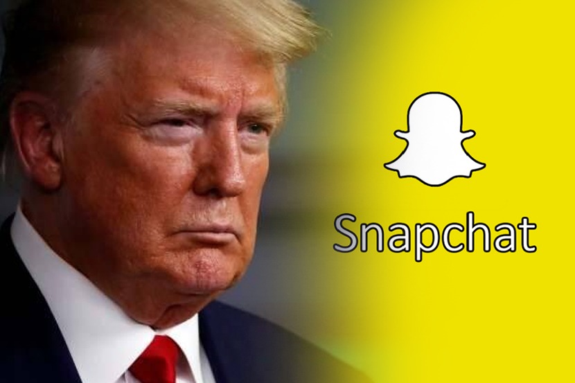 डोनाल्ड ट्रम्प यांना अजून एक झटका, आता Snapchat ने कायमस्वरुपी केलं ‘बॅन’