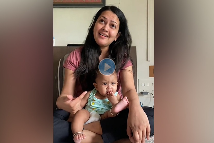 Video: गायिका प्रियांका बर्वेच्या चिमुकल्याची कमाल; आईला दिली गाण्यात साथ