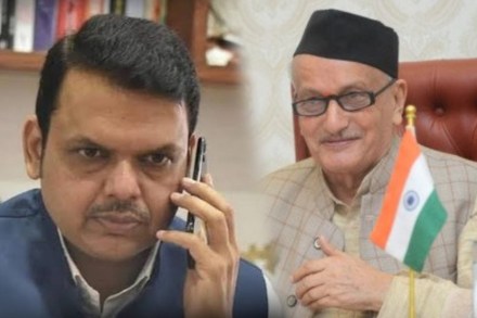 Devendra Fadnavis and Governor Bhagat Singh Kosiyari