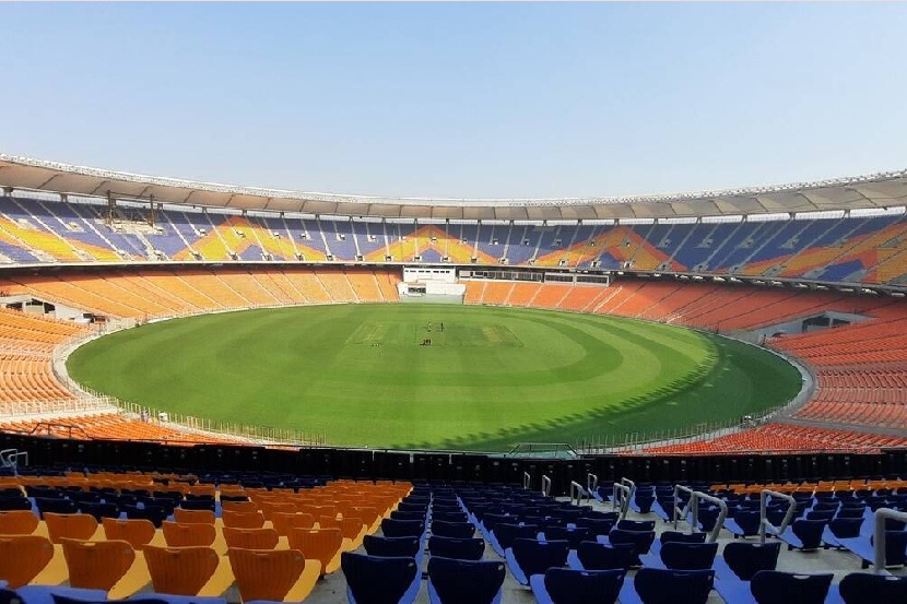 नरेंद्र मोदी स्टेडियमवर खेळवले जाणारे सामने होणार प्रेक्षकांविना. (संग्रहित छायाचित्र। इंडियन एक्स्प्रेस)