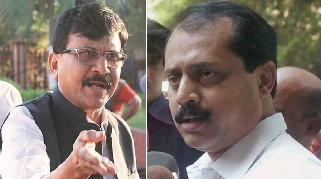 sanjay raut on sachin vaze in mumbai police