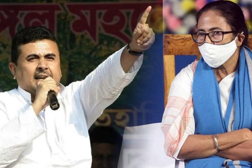 सुवेंदू अधिकारी यांचा ममतांच्या उमेदवारीवर आक्षेप; ६ फौजदारी खटले लपवल्याचा आरोप