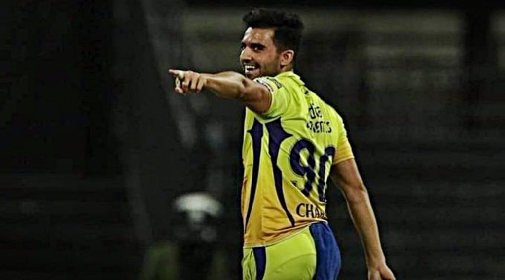 ipl 2021 csk pacer deepak chahar records his best ever bowling figure in ipl
