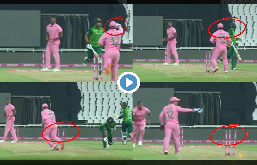 Quinton De Kock Fakhar Zaman Run Out