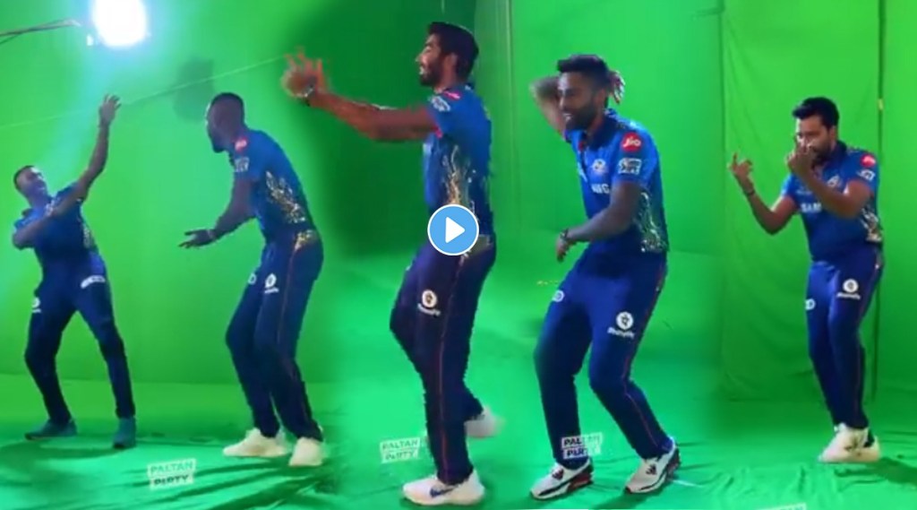 mumbai indians players dancing on marathi song before ipl 2021
