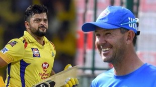 dc coach ricky ponting reacted on csks suresh raina before match