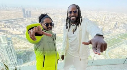 Chris gayle releases jamaica to india music video with indian rapper