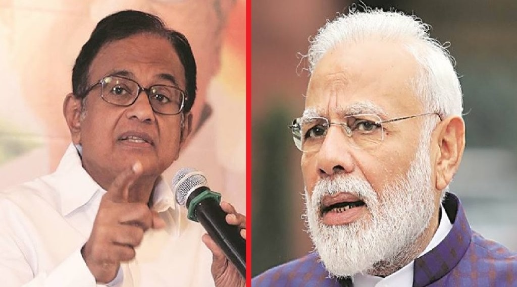 p chidambaram criticizes narendra modi