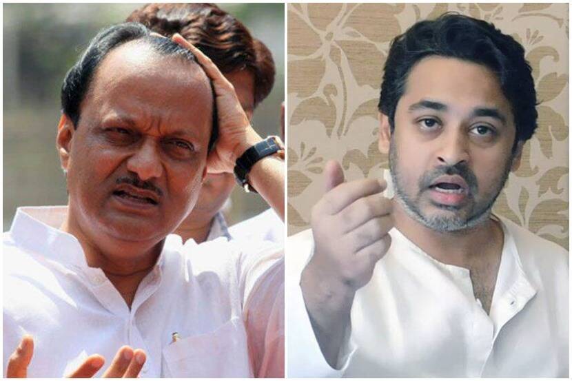 ajit pawar- nilesh rane
