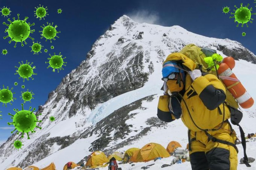 Covid 19, hits, new, highs, After, Mount Everest, virus, spreads, to, other peaks,
