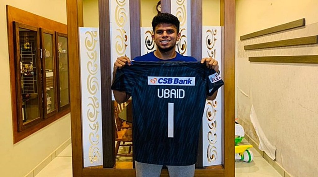 Gokulam fc goalkeeper ubaid auction his jersey for a noble cause