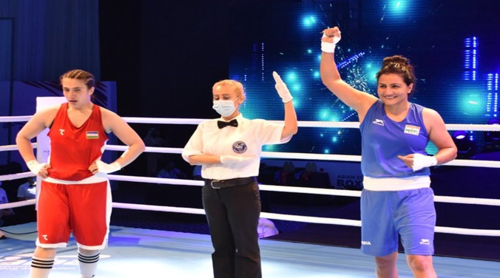 pooja rani strikes gold and mary kom bags silver in asian boxing championships