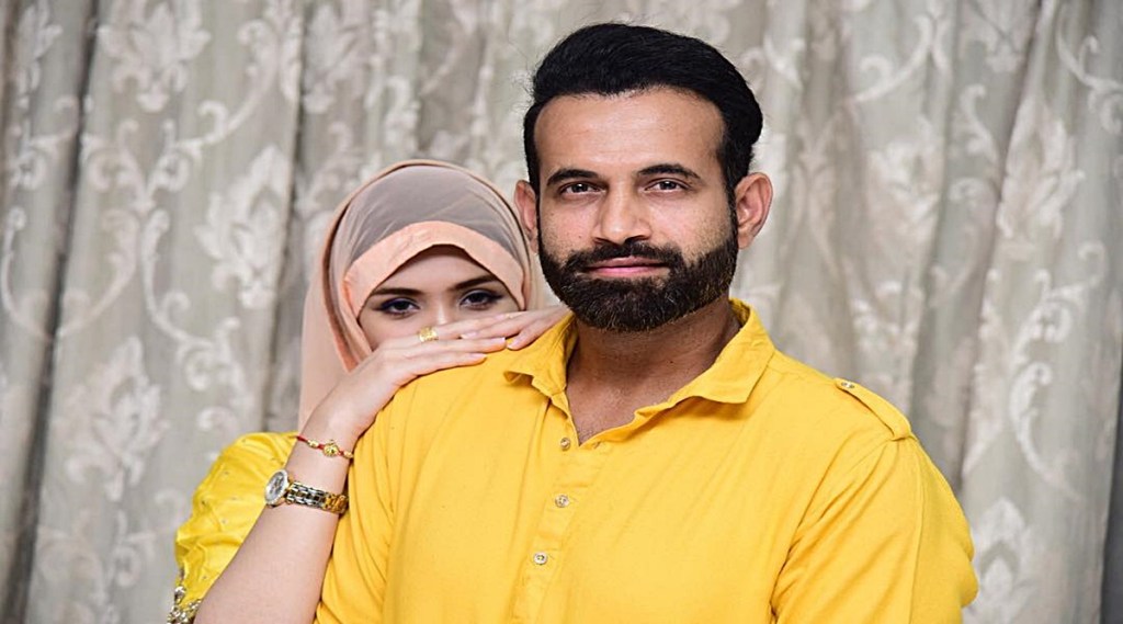 Irfan pathans wife safa baig shields her husband over picture controversy