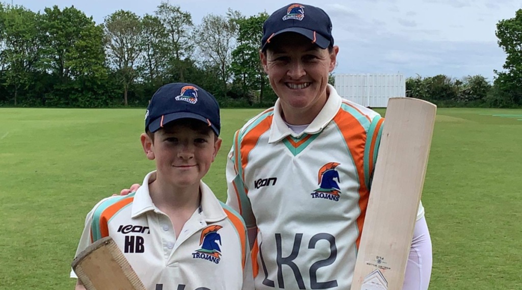 Mother-son duo stitch 143-run partnership in mens club match