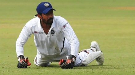 indian keeper batsman wriddhiman saha on his second covid test