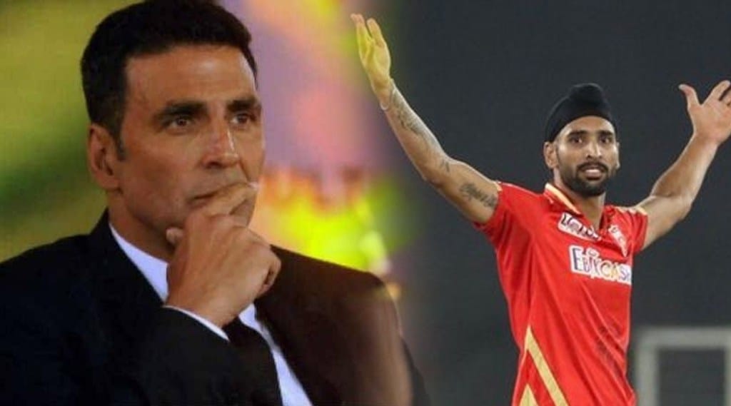 Punjab Kings cricketer harpreet Brar slams akshay kumar in a tweet