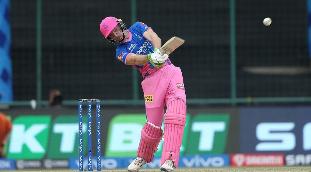 ipl 2021 jos buttler hits maiden century against sunrisers hyderabad