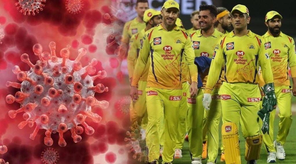 Three members of the chennai super kings contingent test positive for Covid-19