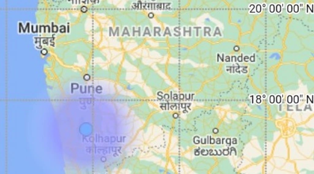 earthquake in maharashtra of magnitude 3.3 on the Richter scale hit Kolhapur satara