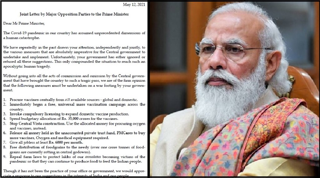 opposition party leaders writes letter to pm narendra modi on covid 19 pandemic