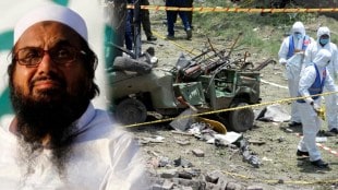 Blast Outside Hafiz Saeed House