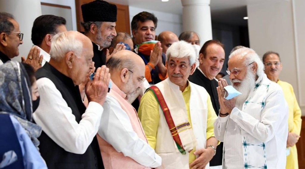 PM Modi With Kashmir Leader