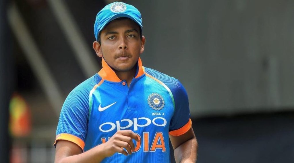 Prithvi Shaw Indian Team