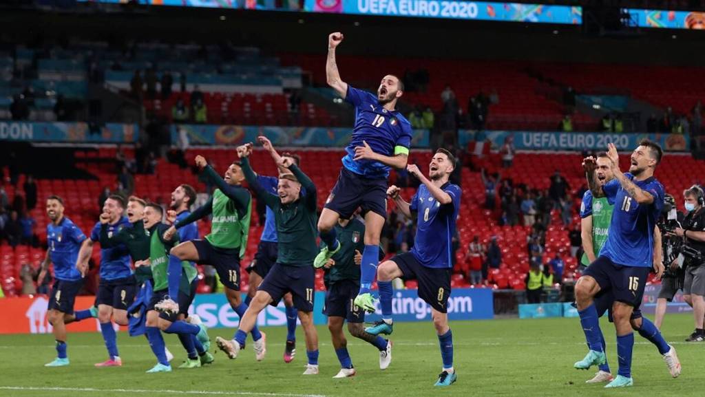 Euro Cup 2020 Italy beat Austria in the final Defeated 2 1 in extra time