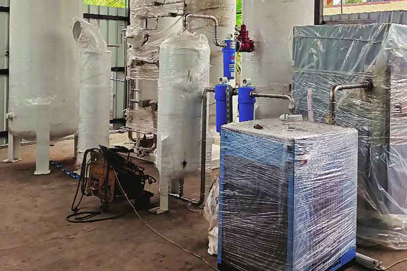 प्राणवायू उत्पादन प्रकल्प अंतिम टप्प्यात