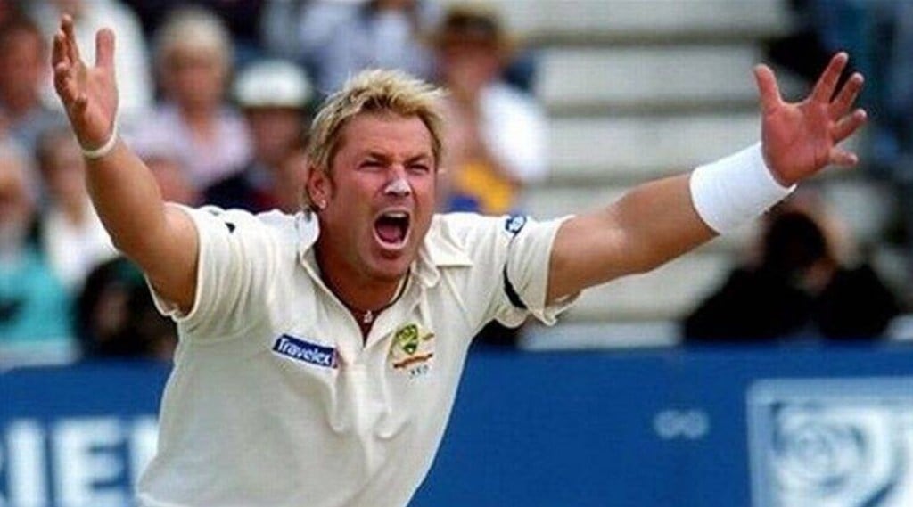 Shane Warne bowled a historic ball today