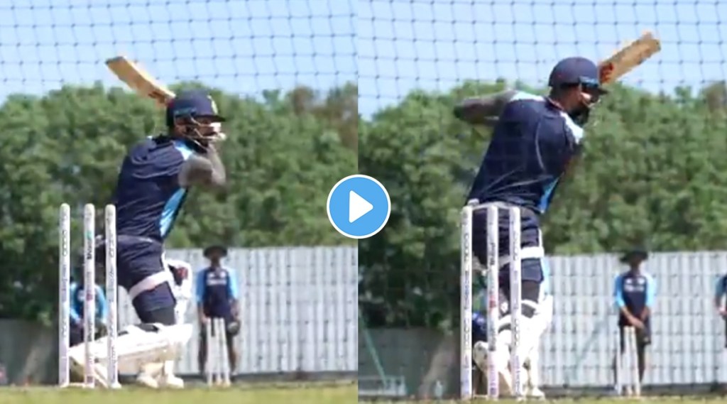 virat kohli does batting practice in the nets before wtc final 2021